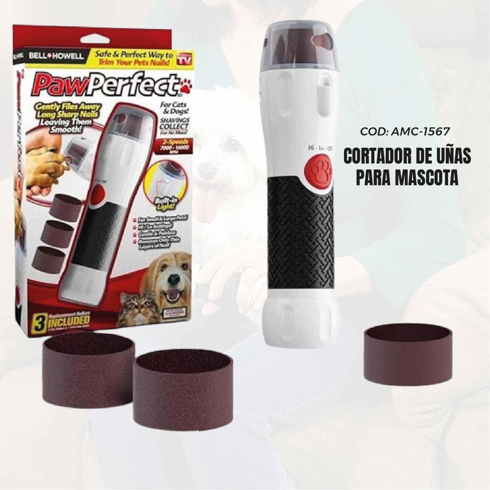 CORTADOR DE UÑAS PARA MASCOTAS